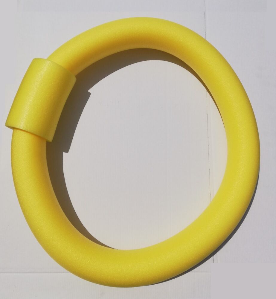 Tubo giallo galleggiante per piscina e mare noodle, con connettore, Morale  Sport